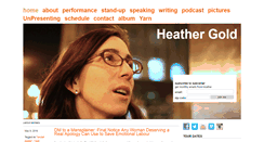 Desktop Screenshot of heathergold.com