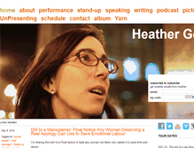 Tablet Screenshot of heathergold.com